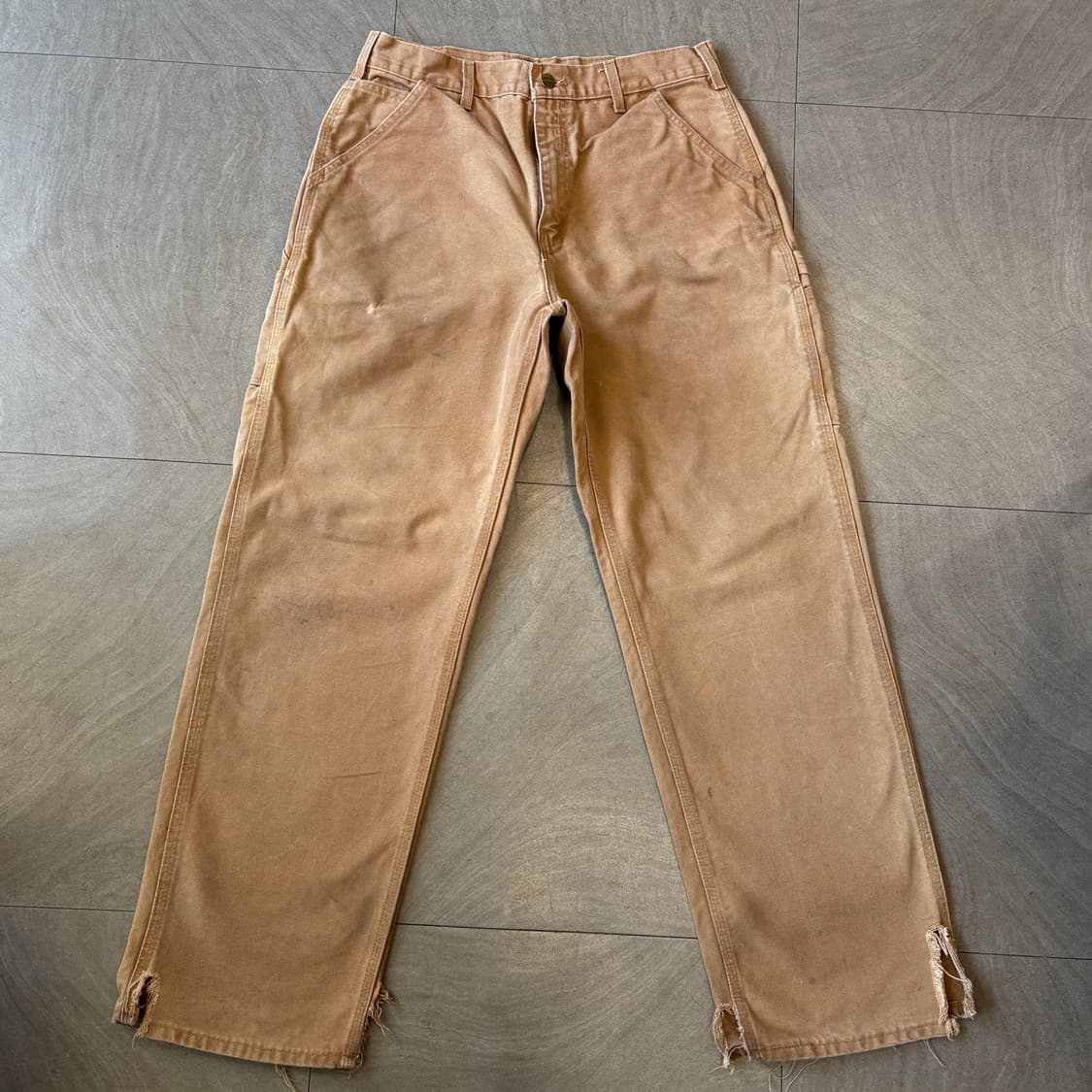 칼하트 미국 생산 오리지널 브라운 카펜터 팬츠  상품이미지6