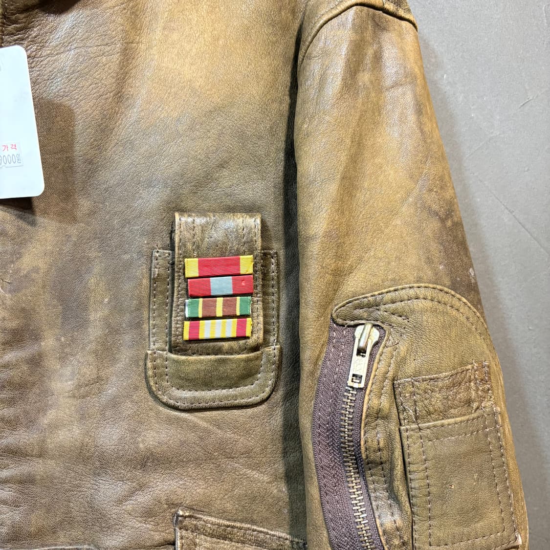 [L] VINTAGE 빈티지 양가죽 블루종  상품이미지2
