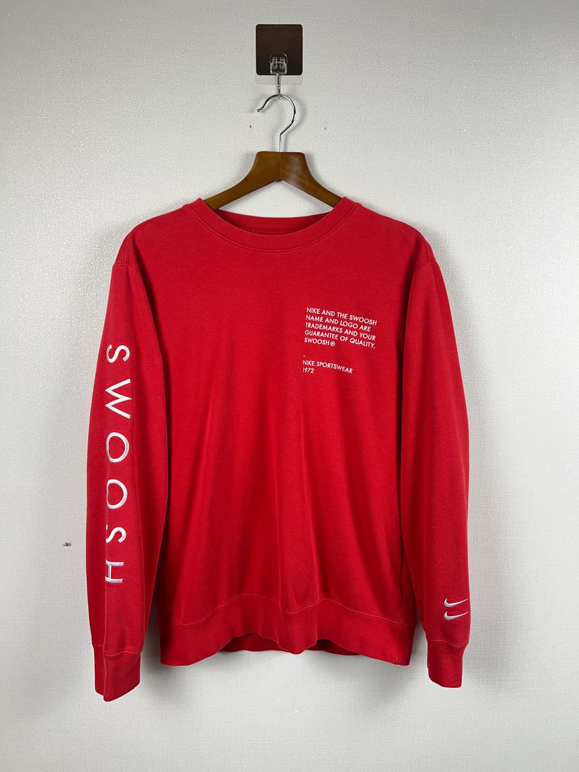 나이키 남성 더블 스우시 크루넥 맨투맨 L 상품이미지1