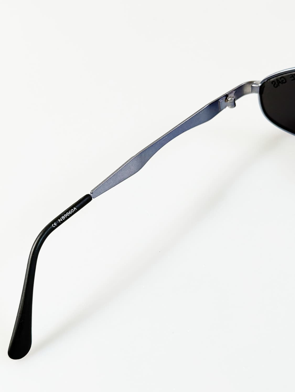 90s FIRE GAS 블루 메탈릭 오벌 프레임 빈티지 선글라스 상품이미지7