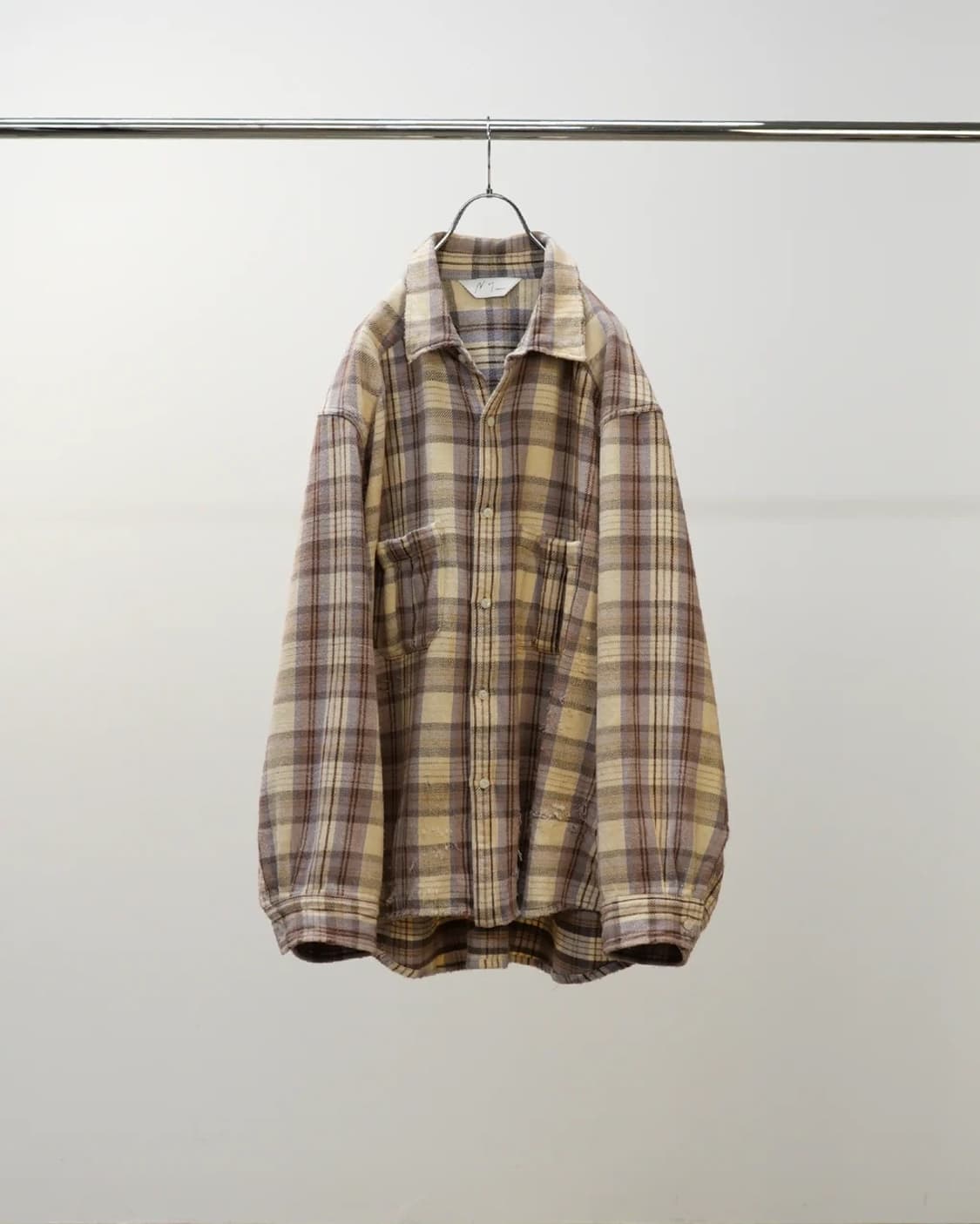 안셀름 NEL CHECK OVER WORK SHIRT 2사이즈 상품이미지1