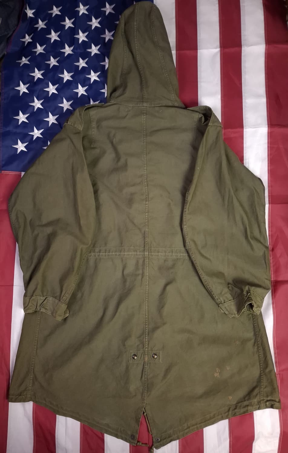 오리지날 미군 M-51 진나단파카 양털 라이너 스몰 셋트 상품이미지7