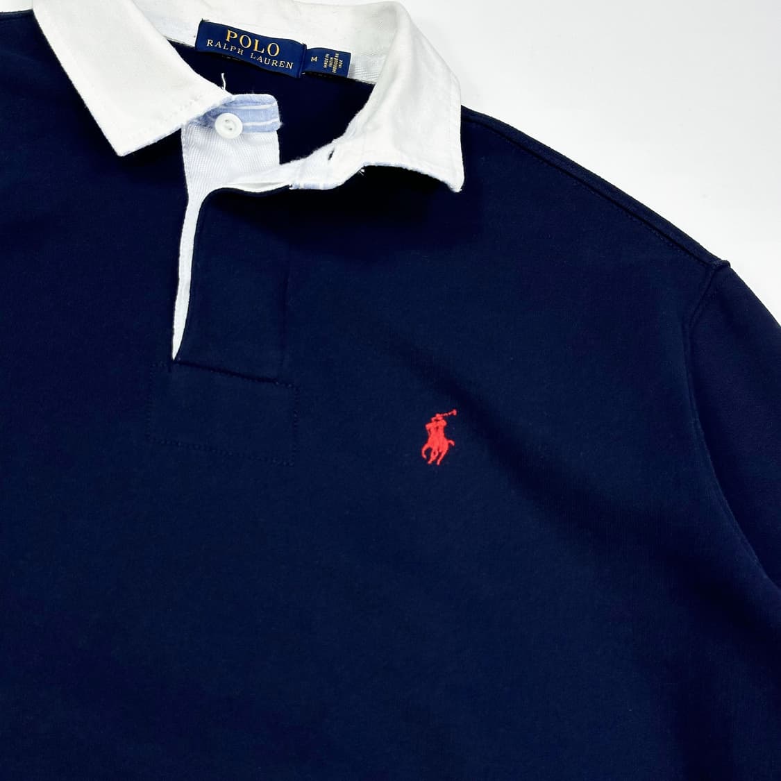 폴로 랄프로렌 포니 네이비 럭비티 맨투맨 (M) 상품이미지3