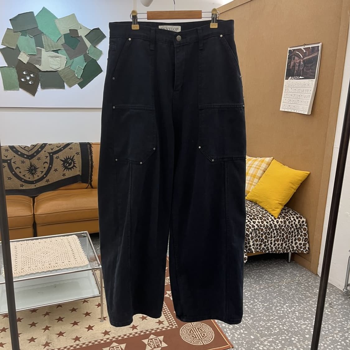 디벨롭 모던 캐주얼 스트릿 카펜터 팬츠 L C10125 상품이미지3