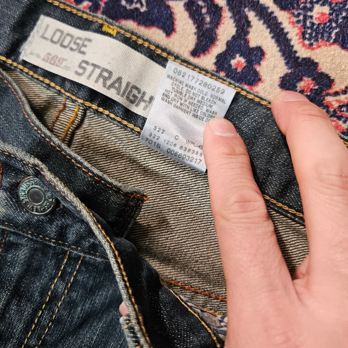리바이스(Levis) 00's No.569 루즈 스트레이트 데님 팬츠 상품이미지9