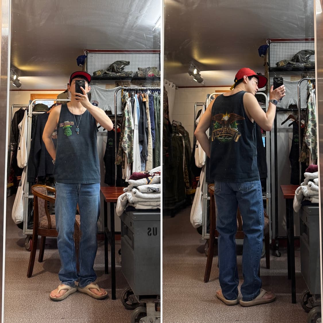 80s Levis Orange Tab 505  Made In USA 상품이미지2