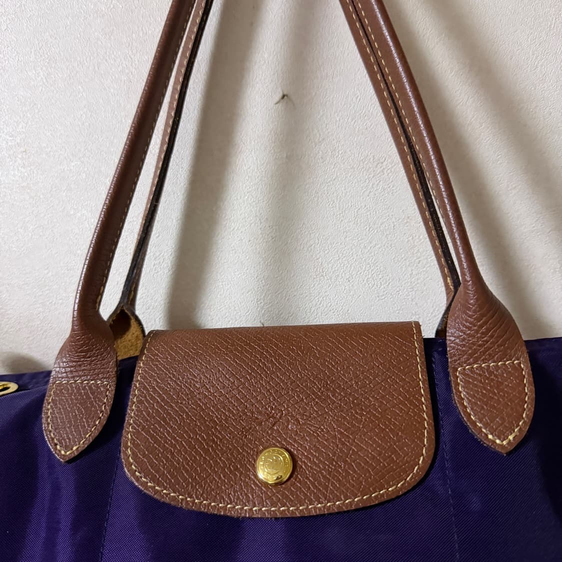 롱샴 르플리아쥬 여성 숄더&토트백 퍼플 상품이미지3