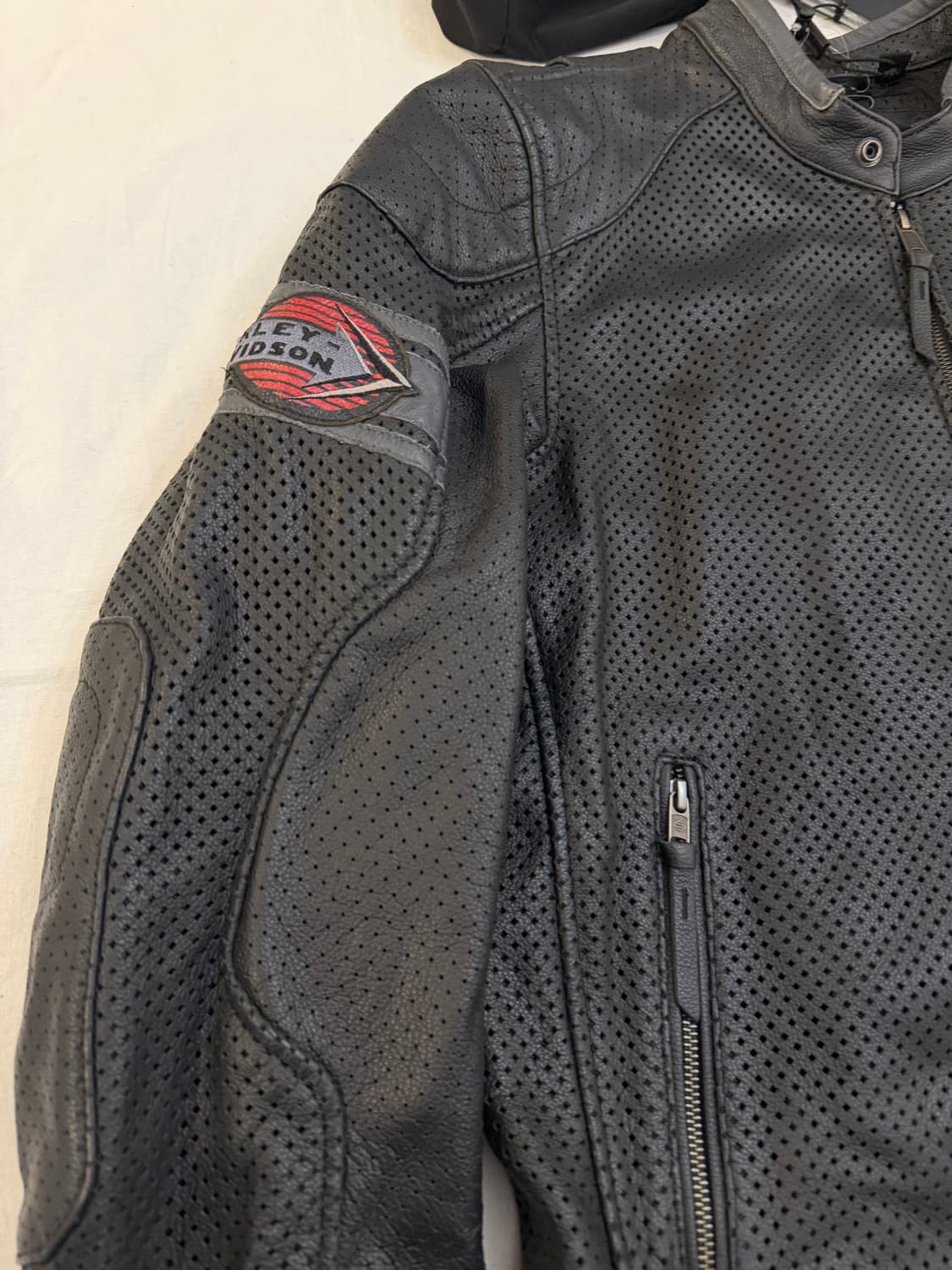 할리데이비슨 만타 메쉬 소가죽 라이더자켓 블랙 상품이미지3
