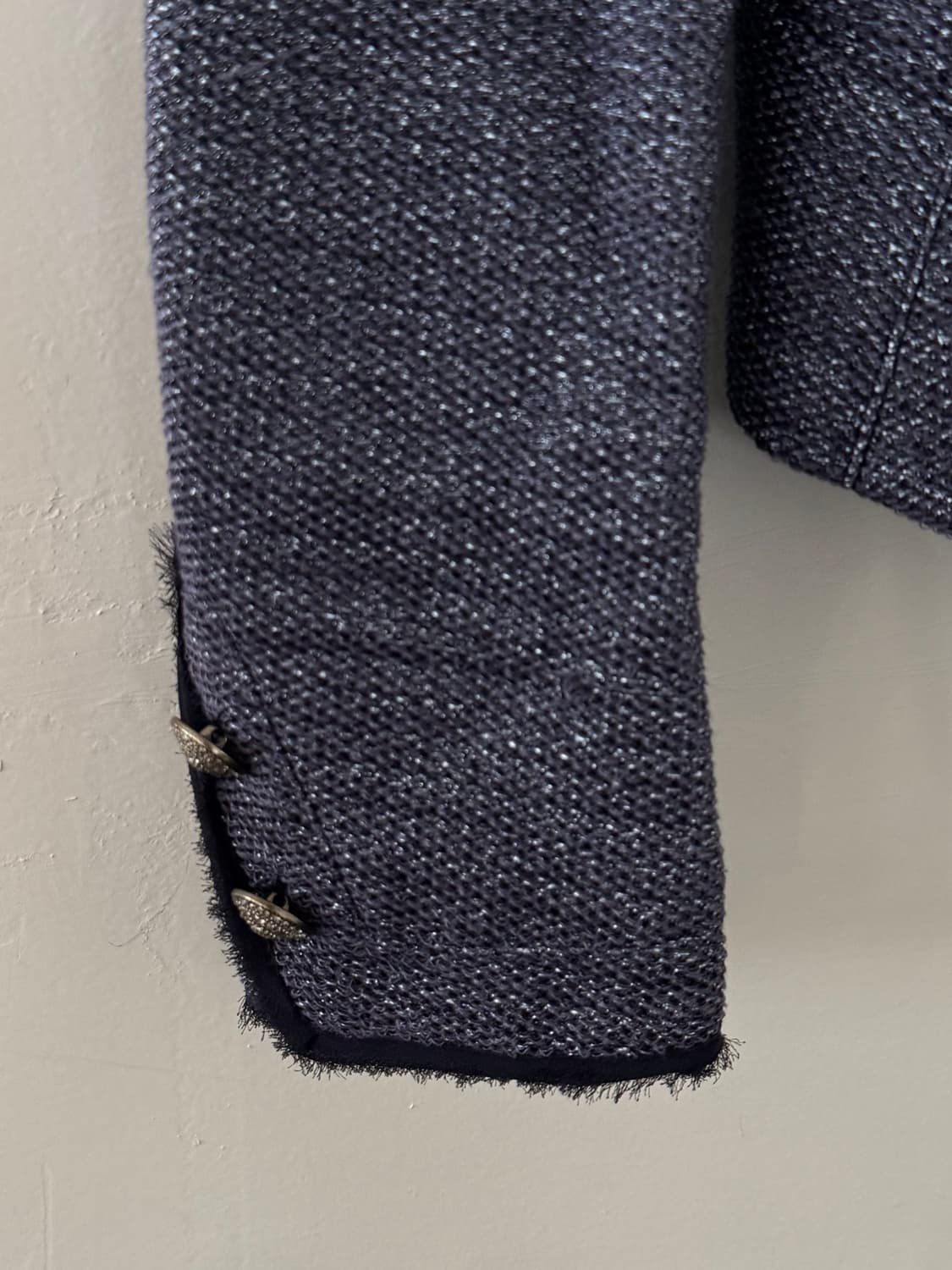 Y2K/빈티지] 유니크 나폴레옹 제복 스타일 트위드 자켓 상품이미지5