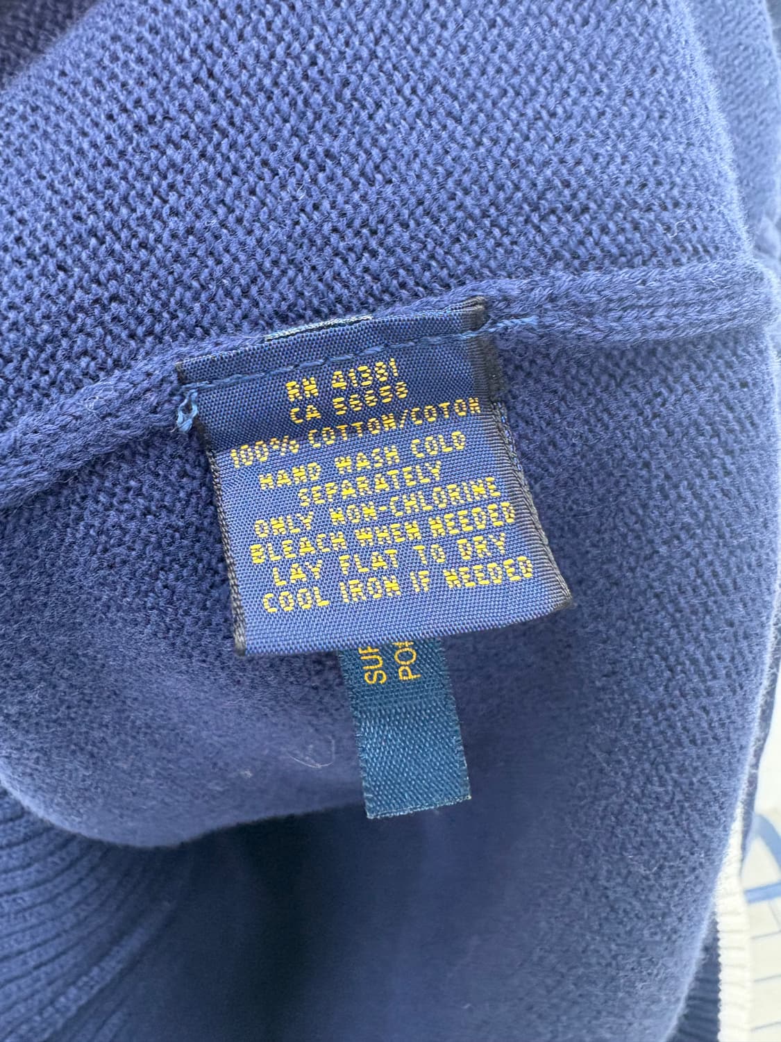  [L]폴로 골프 네이비 집업 CK9803 상품이미지8