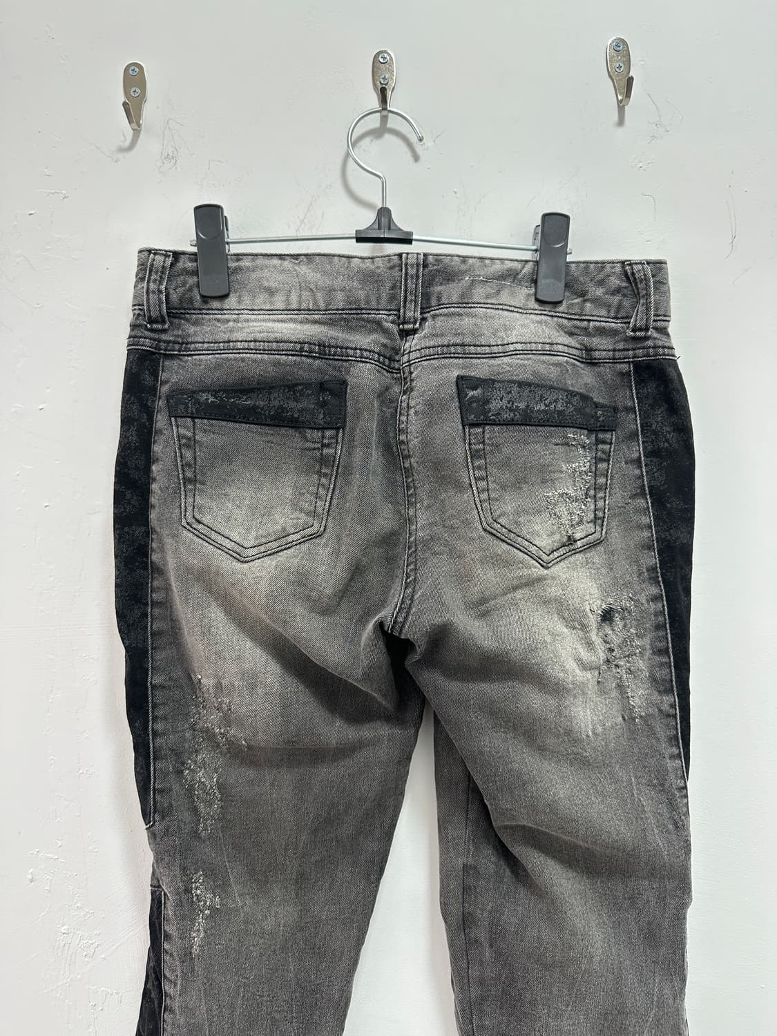 D.Demoo black distressed denim pants 상품이미지6