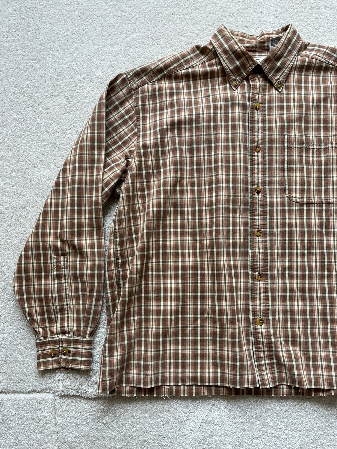 엘엘빈 컷오프 체크 셔츠 (105) 상품이미지4