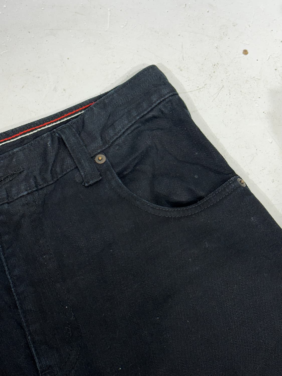 빔즈 흑청 데님 팬츠 32 상품이미지6