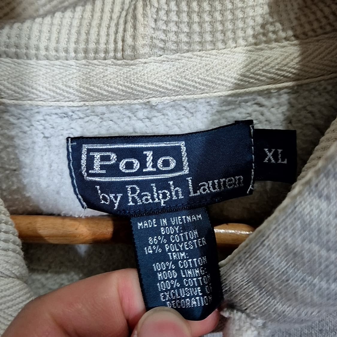 폴로 랄프로렌 써멀 후드 집업 상품이미지5