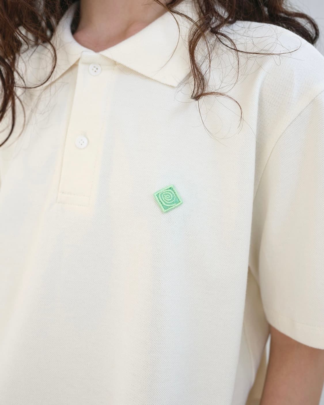 베이직 로고 피케 셔츠 Lemon 상품이미지8