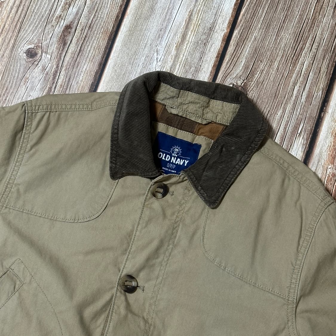 OLD NAVY 올드네이비 헌팅 자켓 베이지 색상 S 사이즈 상품이미지4