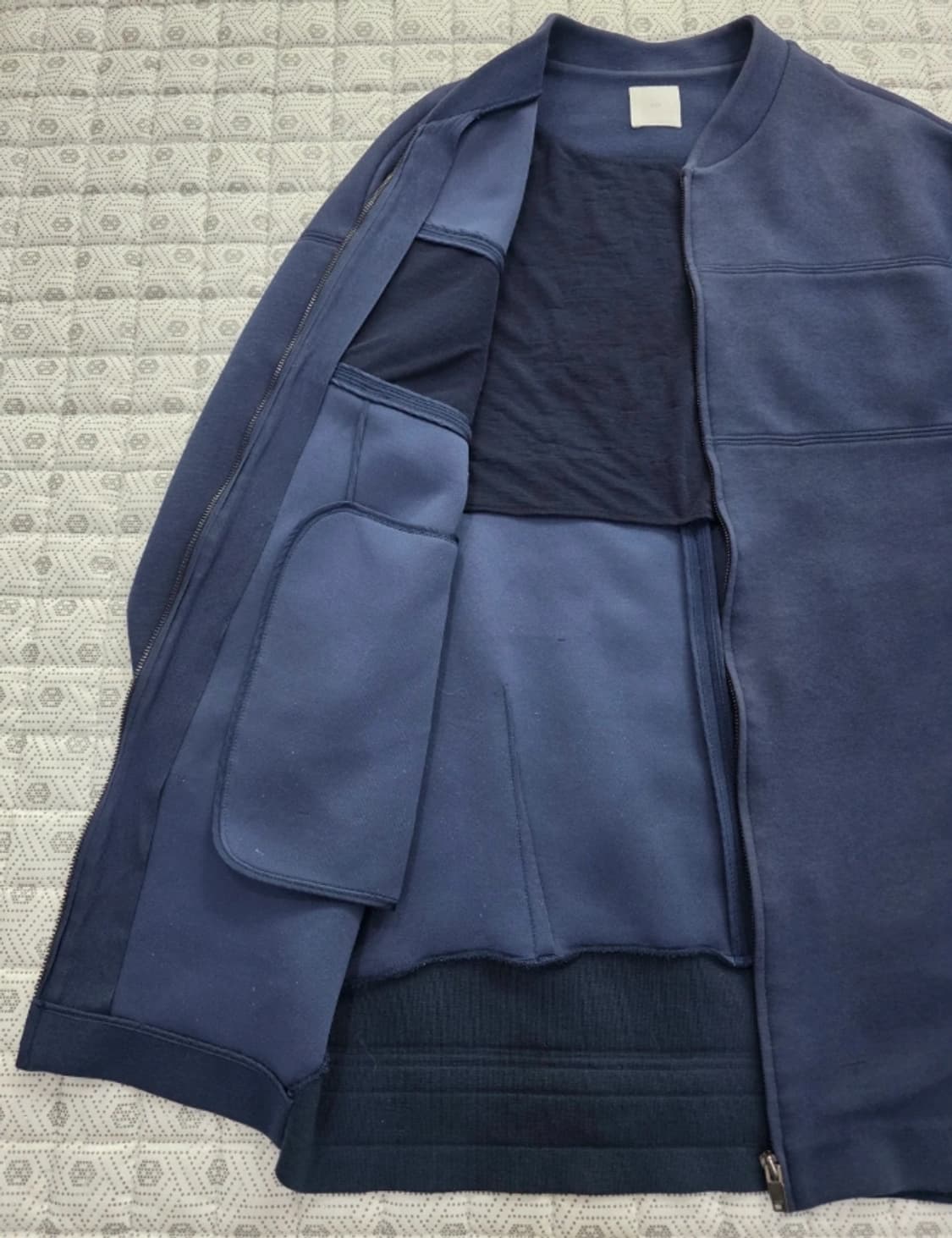 KUHO 구호 블루 긴팔 가디건 ~55반 상품이미지3