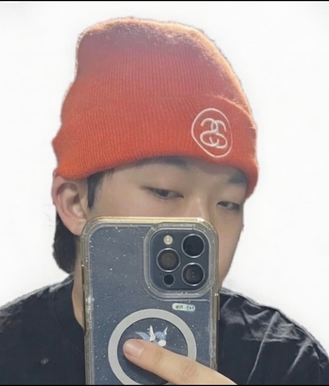 스투시 오렌지 비니 상품이미지1