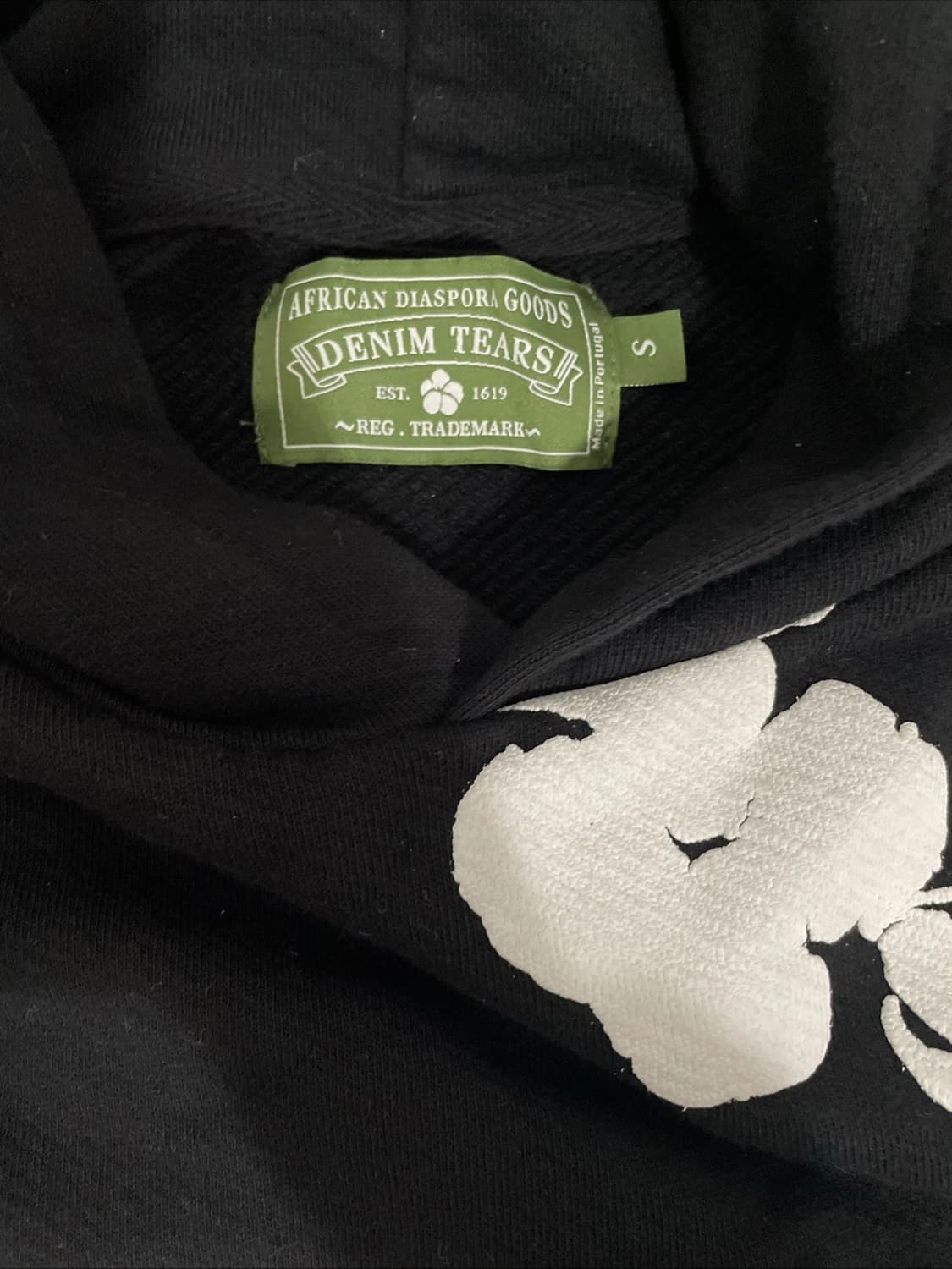 데님 티어스 더 코튼 리쓰 후드티 블랙 상품이미지3