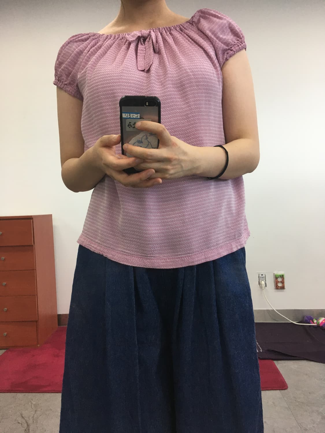 vintage pink top 상품이미지2