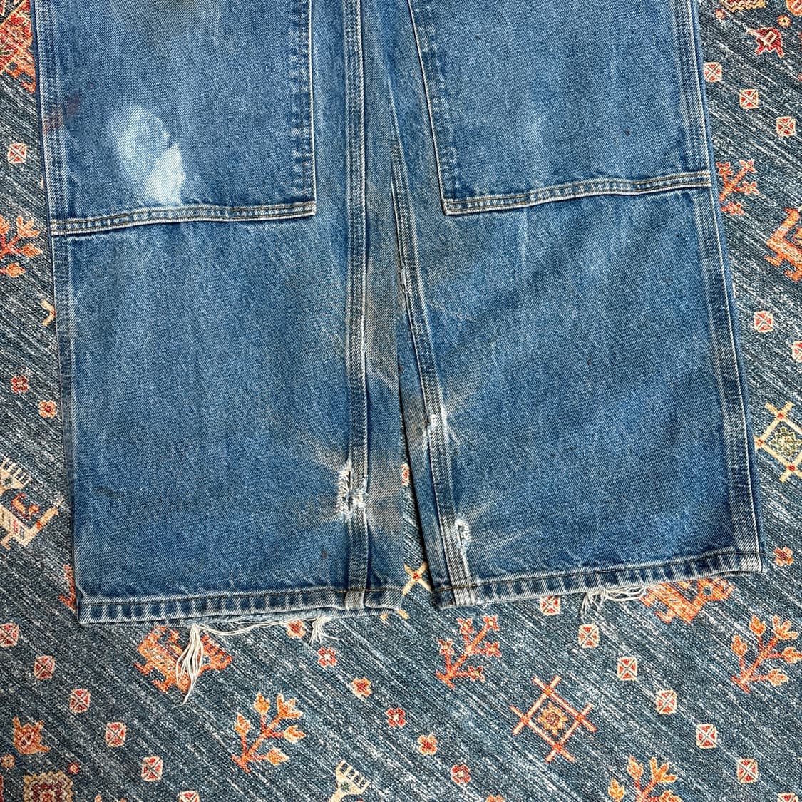 칼하트 가죽탭 더블니 카펜터팬츠 상품이미지7