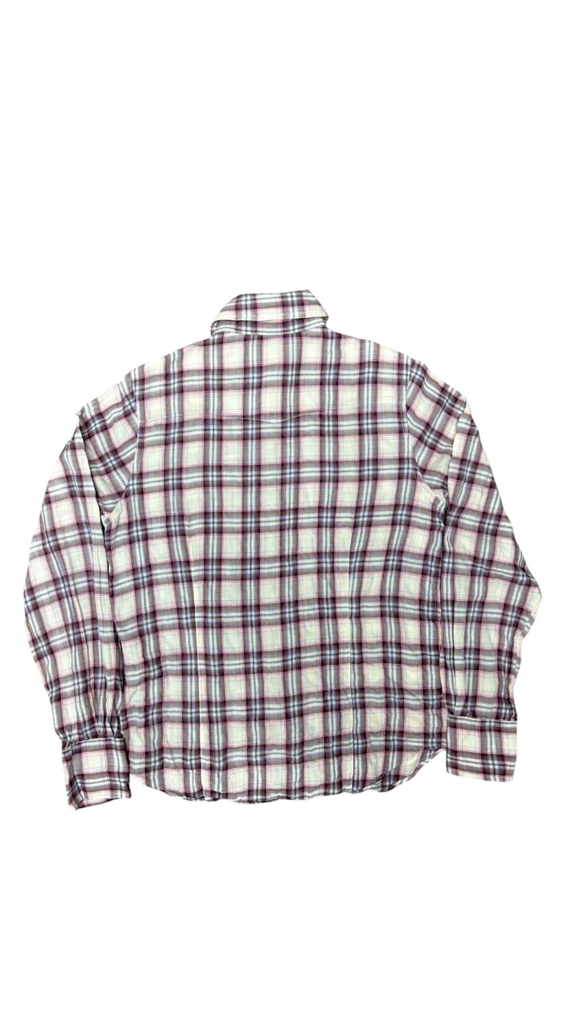 베이프 핑크 체크 웨스턴 셔츠 상품이미지2