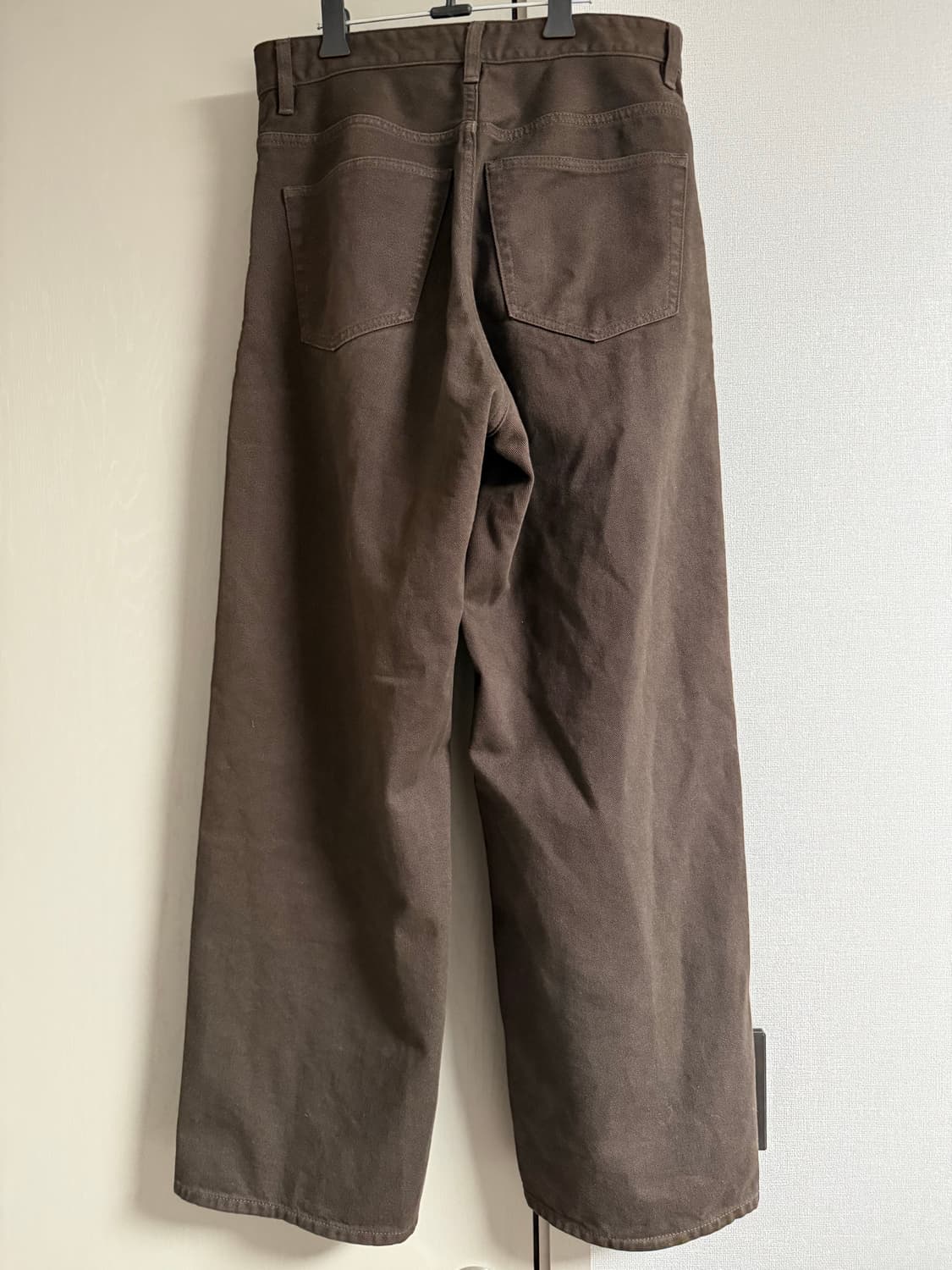 vujade garment dyed tailored jeans brown 상품이미지2