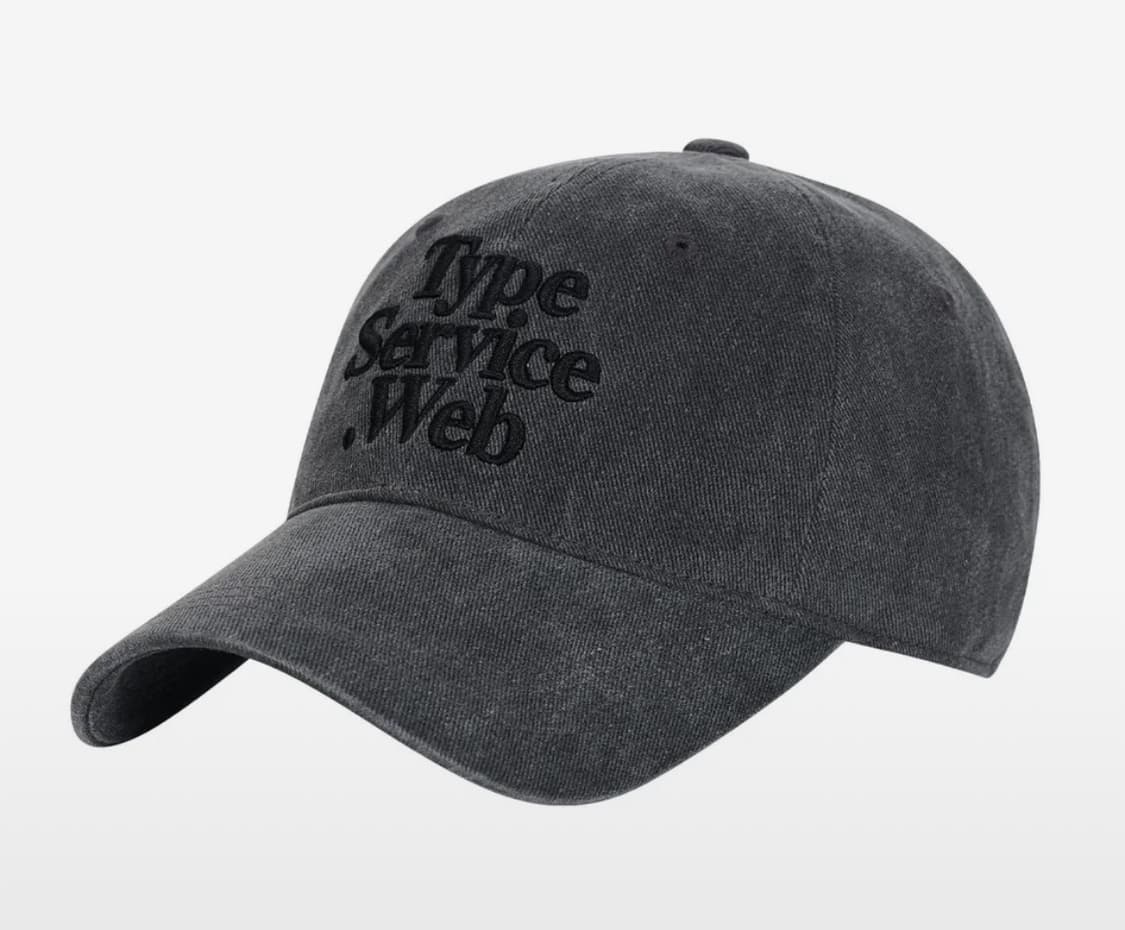 타입서비스 캡모자(다크그레이) 상품이미지1