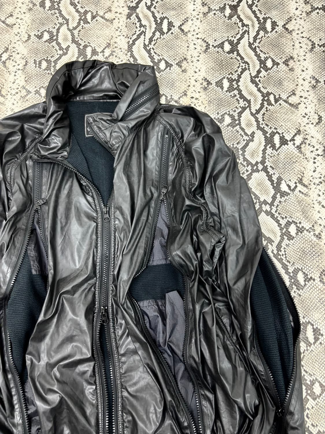 Rare Design Full Zipper Detail Black win 상품이미지3