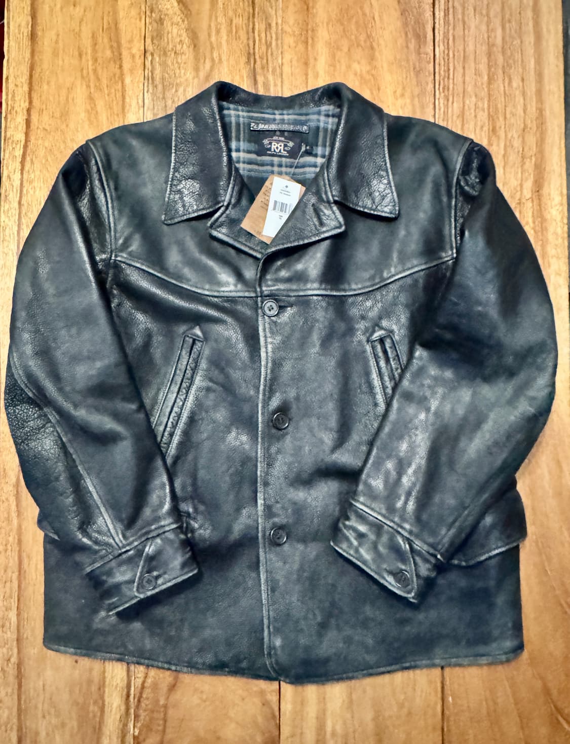 RRL 더블알엘 카우레더 카 코트 상품이미지1