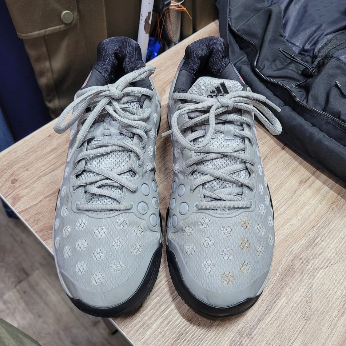 Adidas 아디다스 바리케이드 테니스화 회색 운동화 상품이미지2