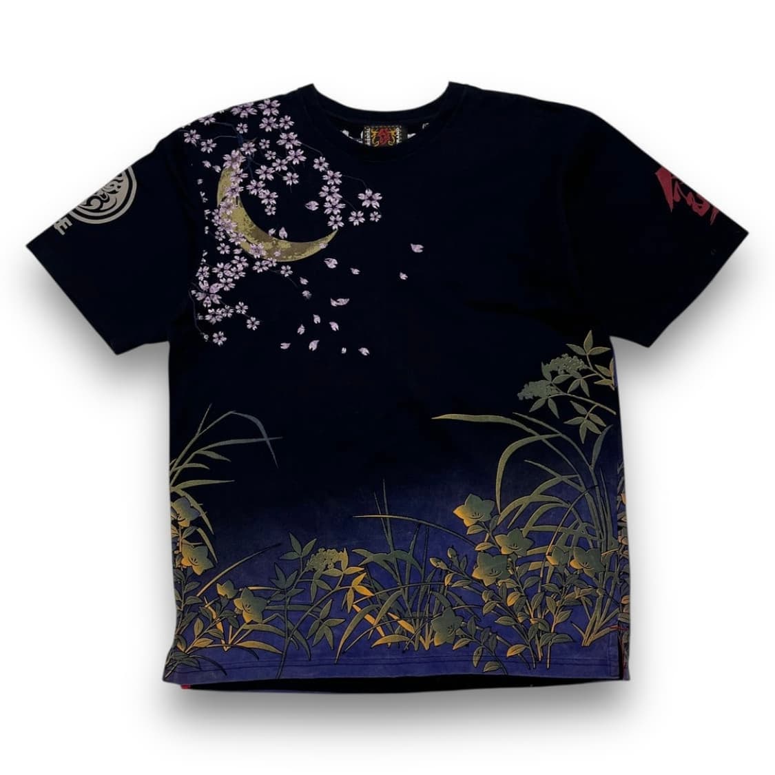 오리엔탈 브랜드 사쿠라 사무라이 아트 반팔 티셔츠 상품이미지3