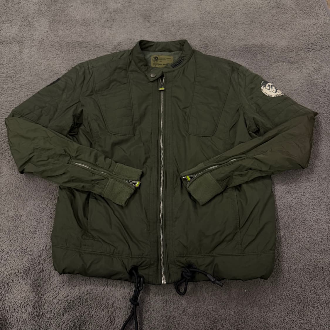 [ 정품/S ] 디젤 두카티 나일론 바이커 집업 자켓 상품이미지2