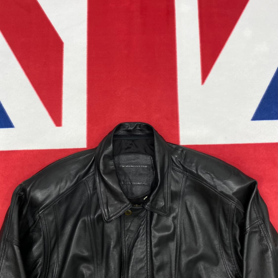 빈티지 리얼레더자켓 실측L  상품이미지3