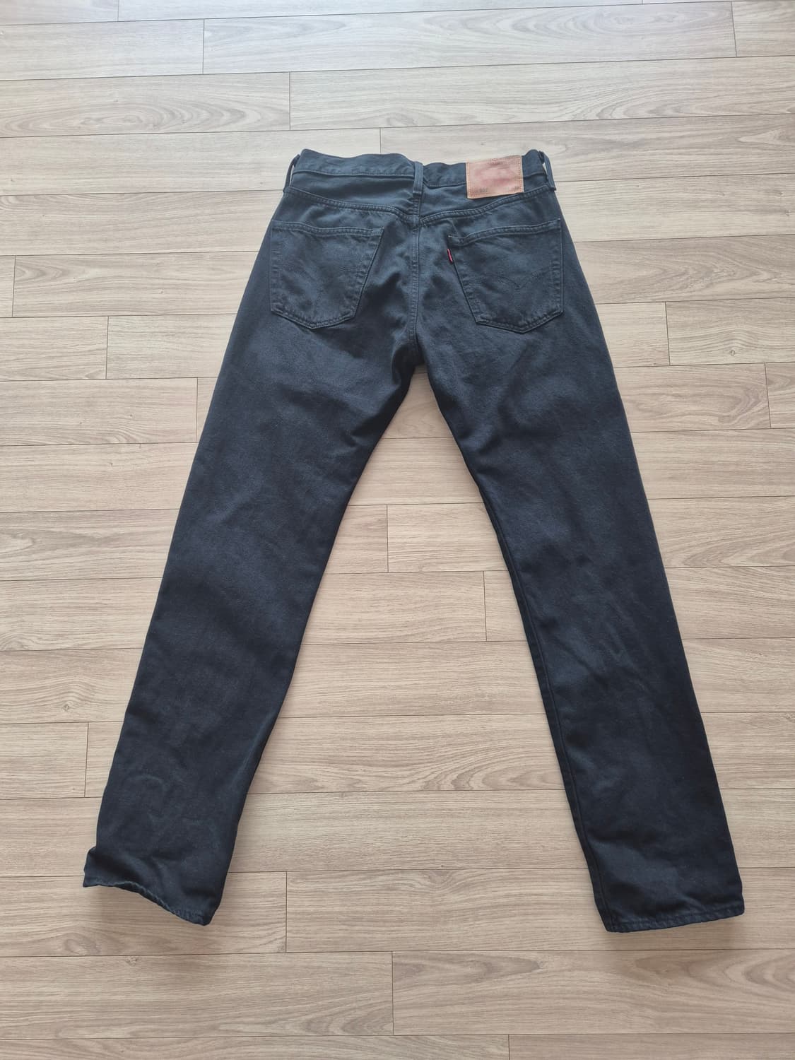 리바이스501 오리지널핏 블랙 데님 00501-0165 상품이미지2