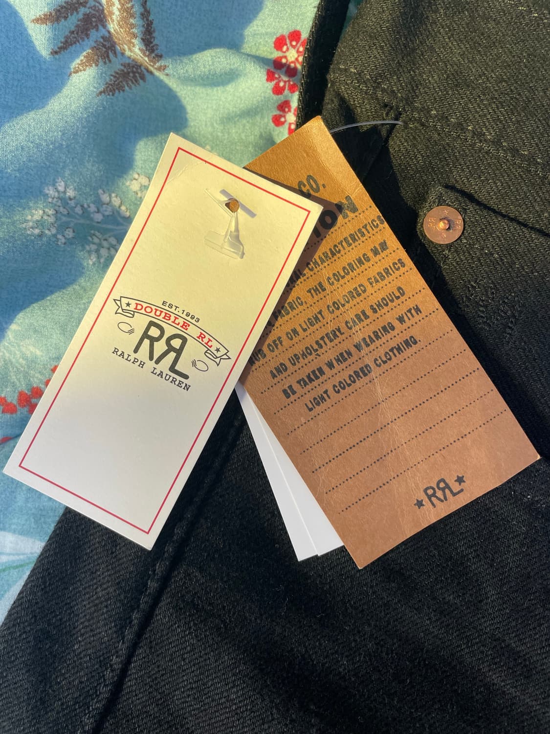 [29/30] RRL 빈티지 파이브포켓 블랙온블랙 상품이미지7