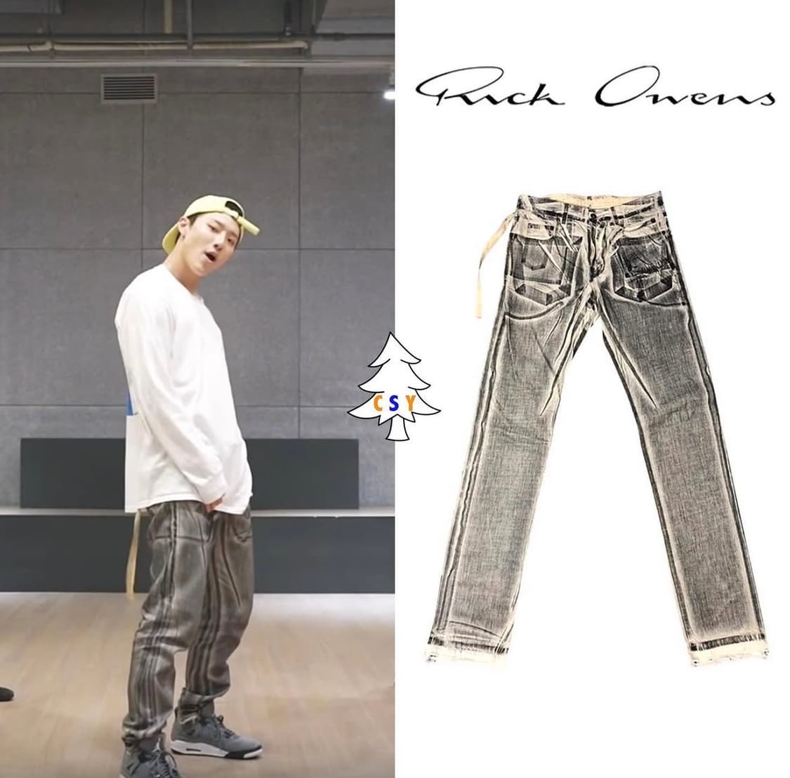 릭오웬스 릭오웬즈 다크쉐도우 다이드 팬츠 상품이미지1