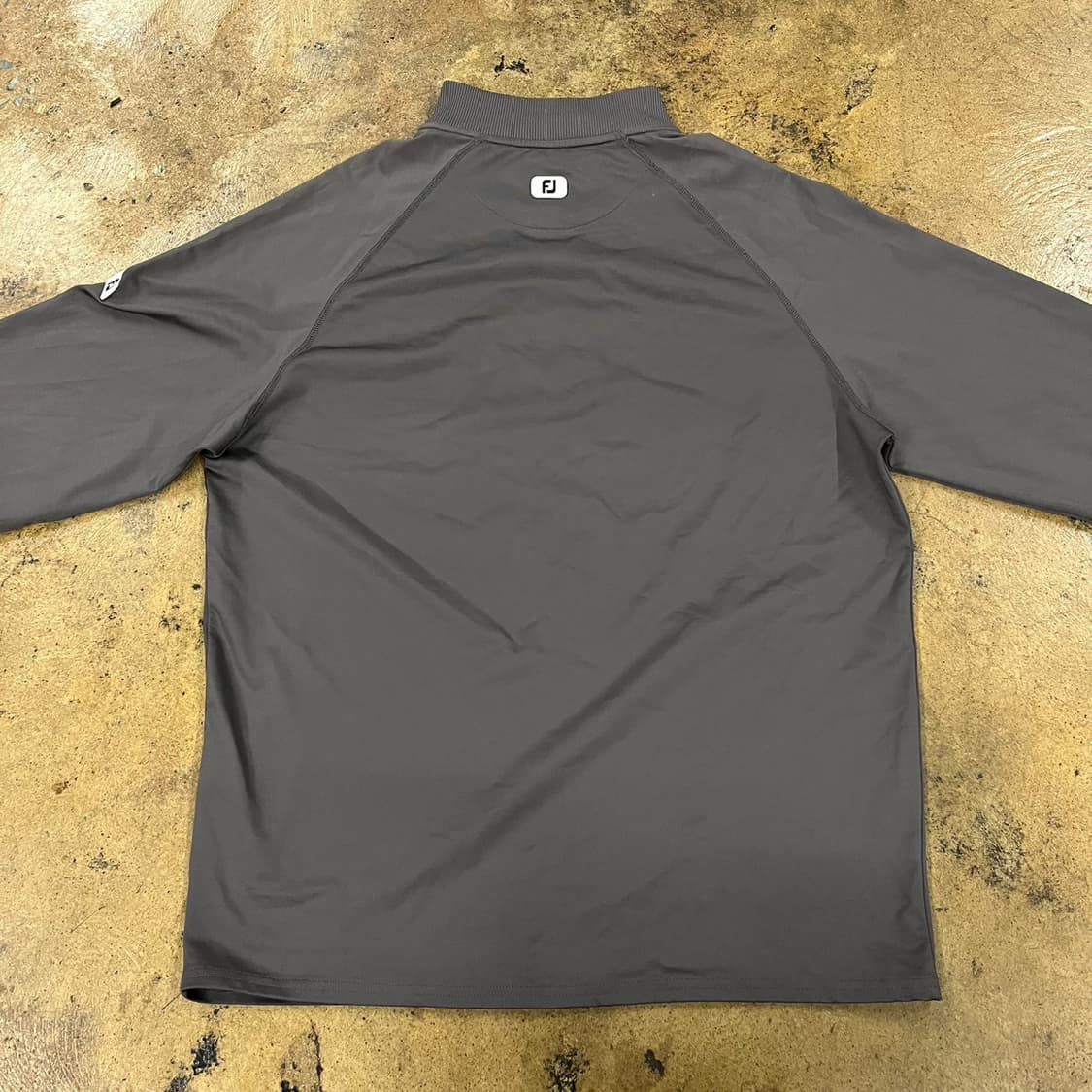[정품/M] FJ 풋조이 하프집업 풀오버 그레이 b19 상품이미지4
