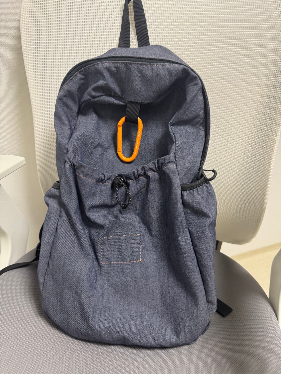 에메모가든 데님 백팩 85 상품이미지2