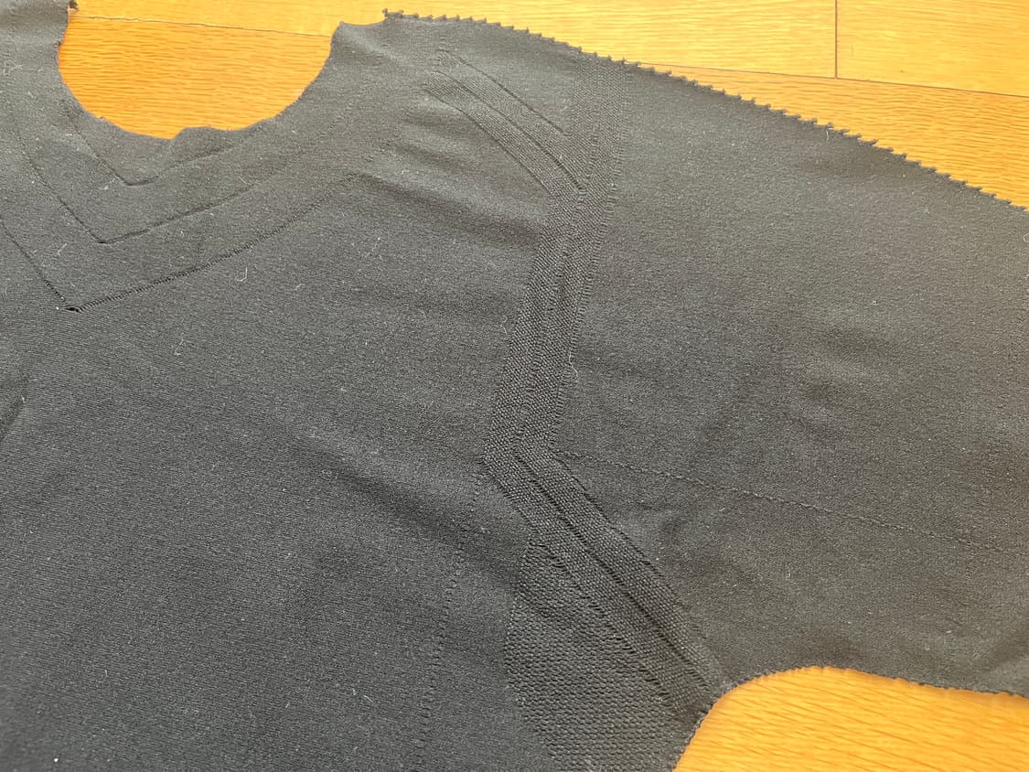 Issey miyake apoc 컷팅 니트 상품이미지7