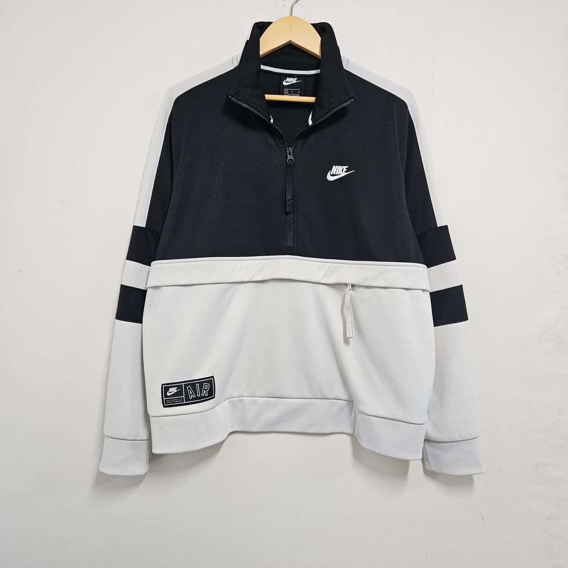 L 나이키 검흰 오버핏 아노락 져지 상품이미지2