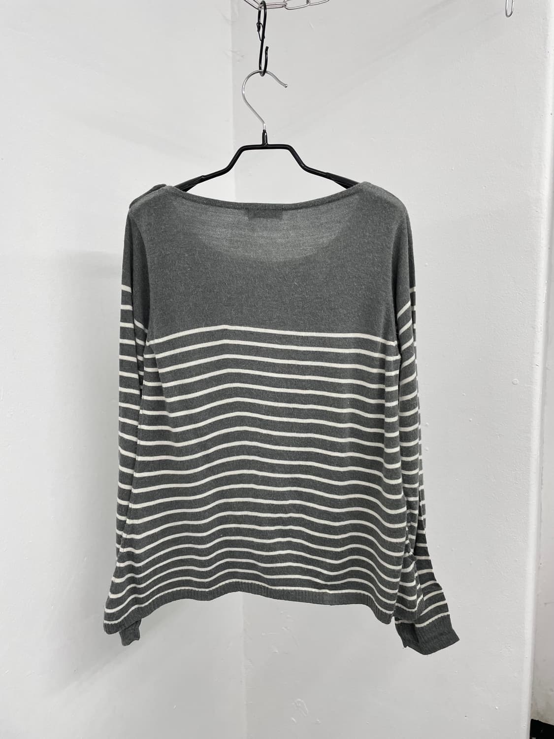 코지 버튼 스트라이프 니트 상품이미지6