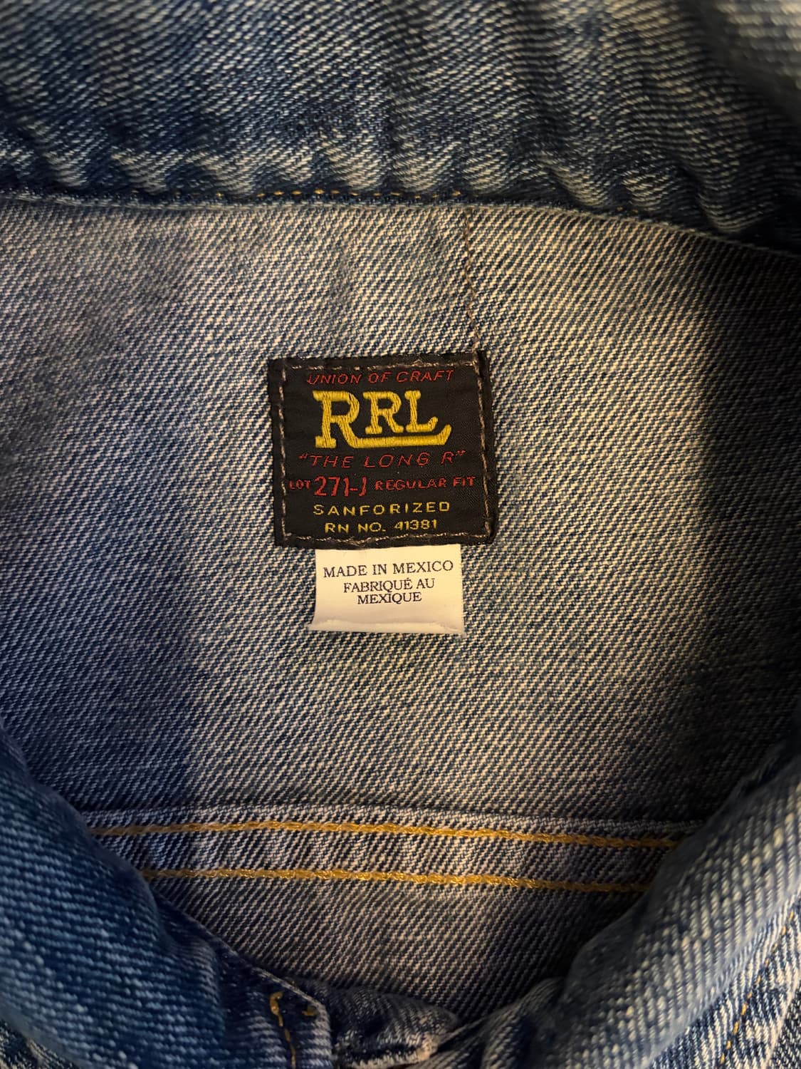 [L] 더블알엘 RRL lot271 리랜드 블루 상품이미지6