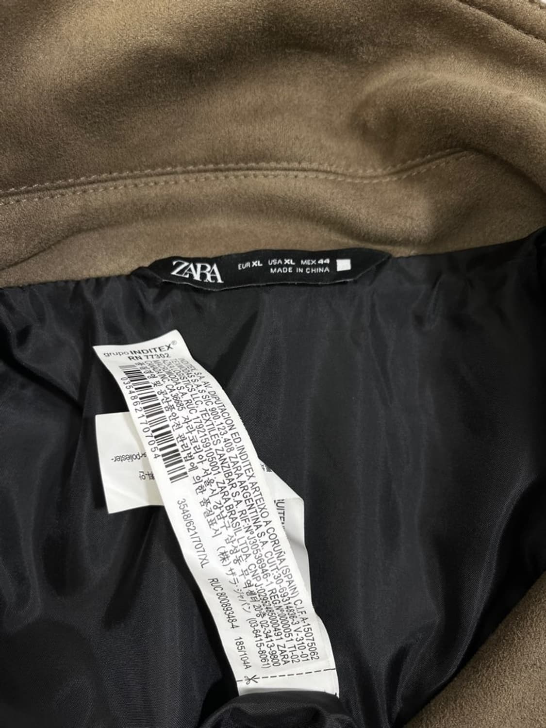 자라 스웨이드 집업 자켓/#2984 상품이미지5