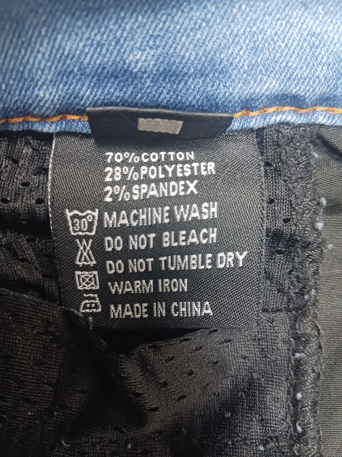 새제품 [38] 모토팬츠 블루 워싱 바이커진 청바지 발망 스타일 상품이미지10