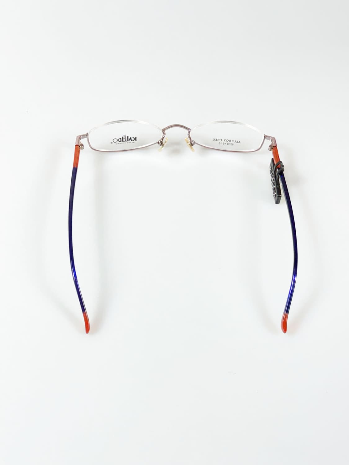 90s KALEIDO 스퀘어 하프 언더림 빈티지 안경 상품이미지5