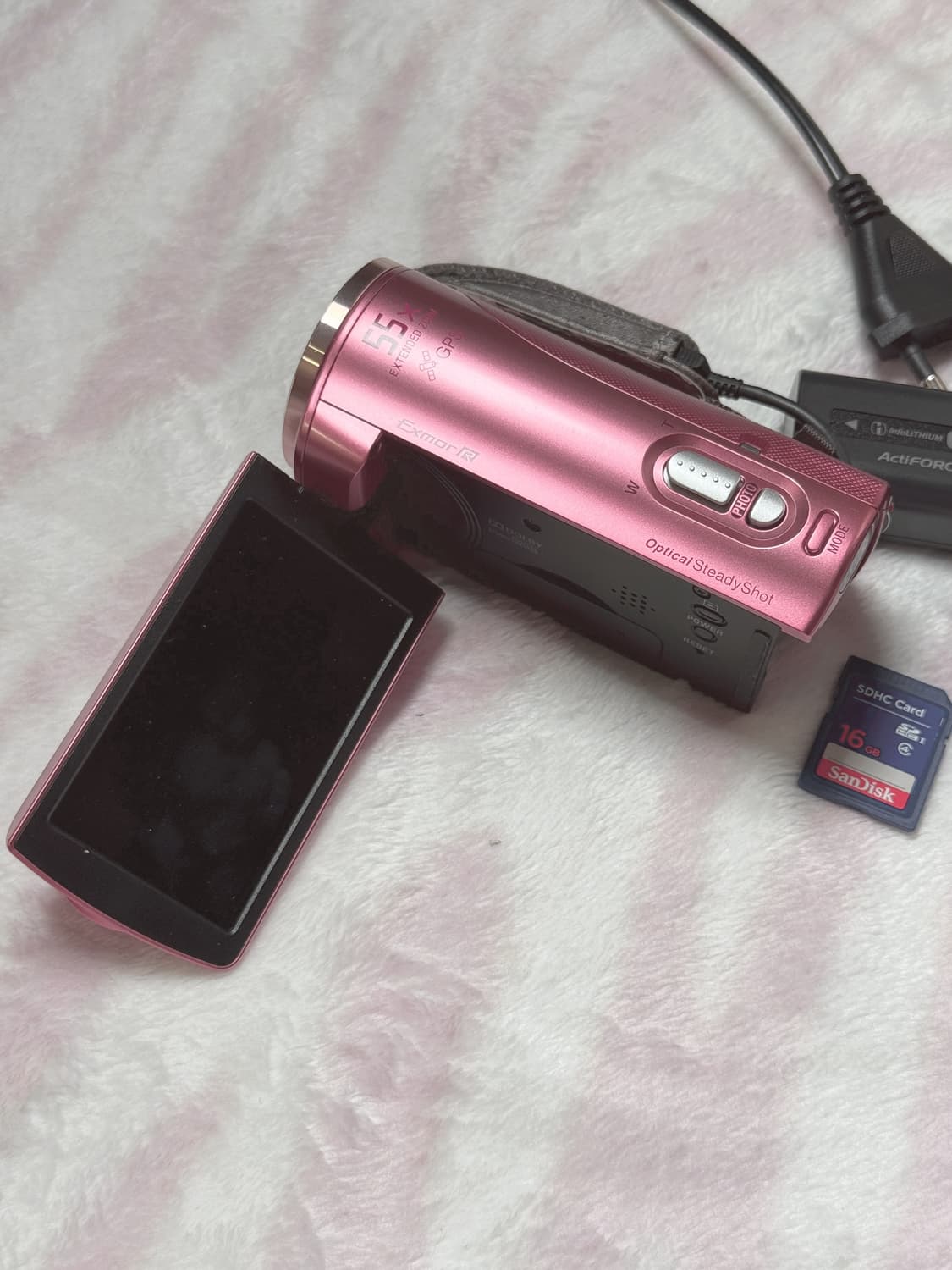 소니 Sony HDR-CX270 핑크 빈티지 캠코더 상품이미지3