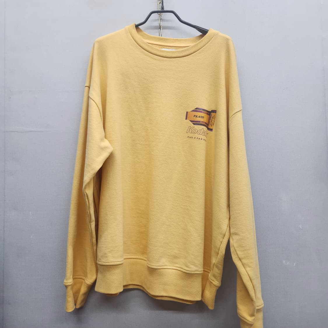 코닥 백 프린팅 오버핏 맨투맨 2XL 상품이미지1