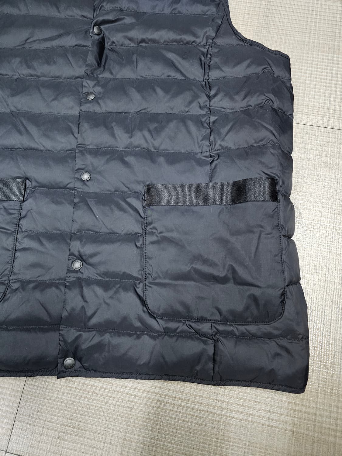 내셔널지오그래픽 패딩 조끼 블랙 상품이미지5