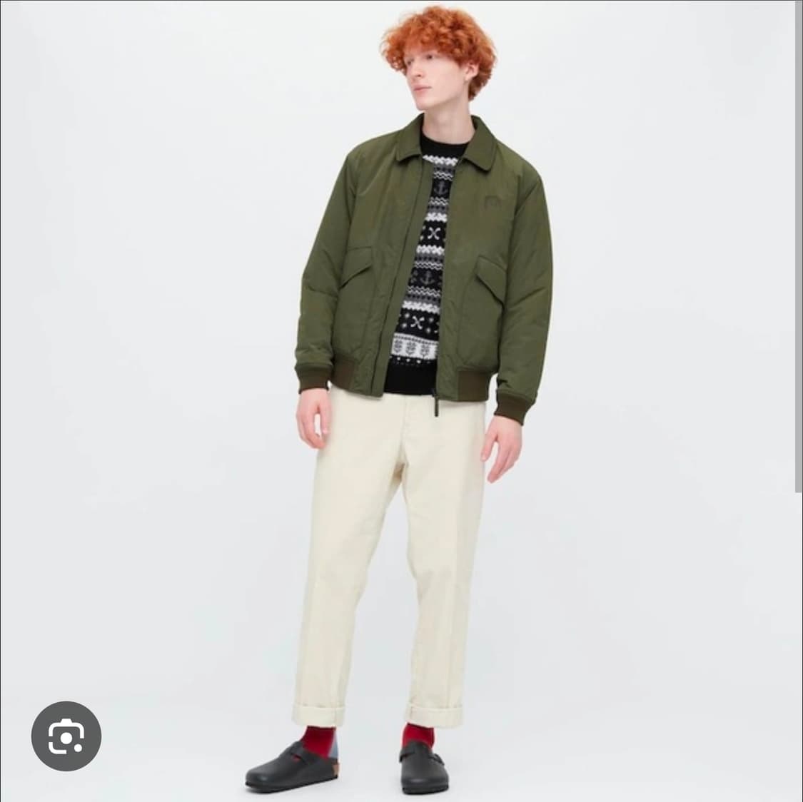 유니클로  x JW앤더슨  패디드 블루종
 L  상품이미지9